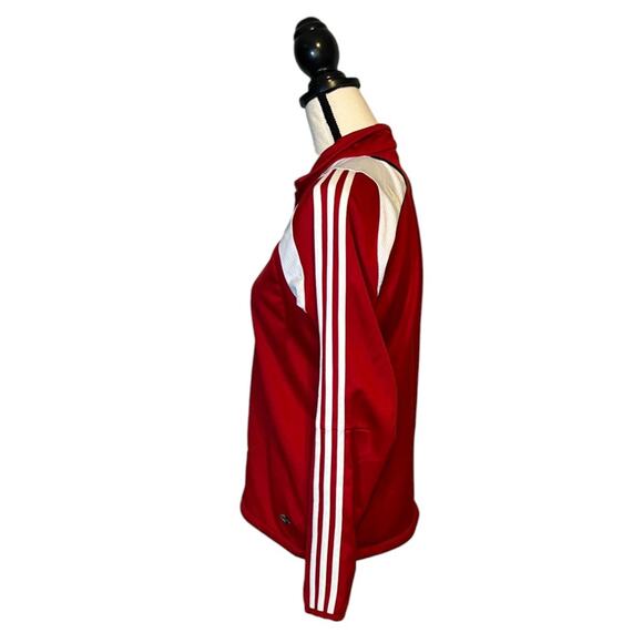 Vintage Y2K Adidas Clima365 Quarter Zip Pullover Womens Size Medium Red Jacket - Picture 5 of 9